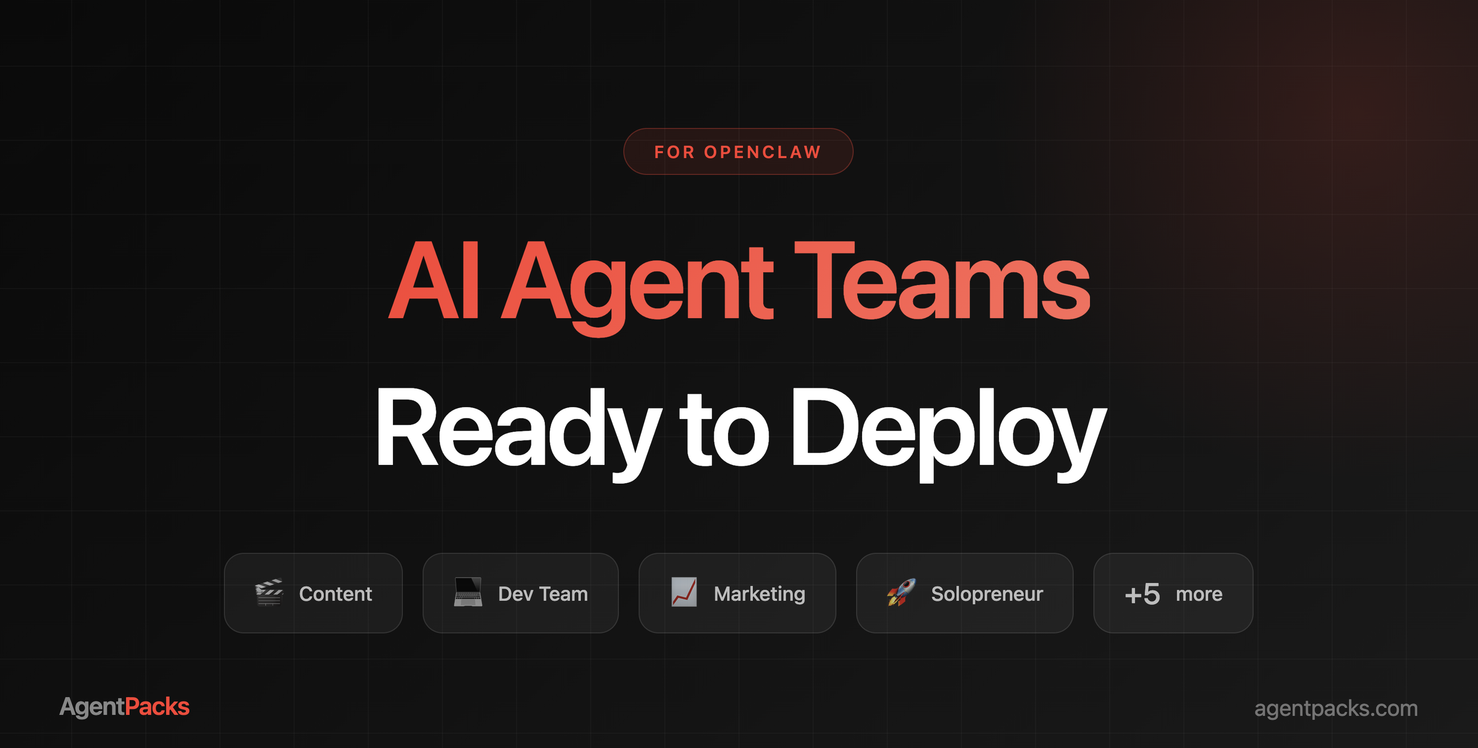 AgentPacks preview